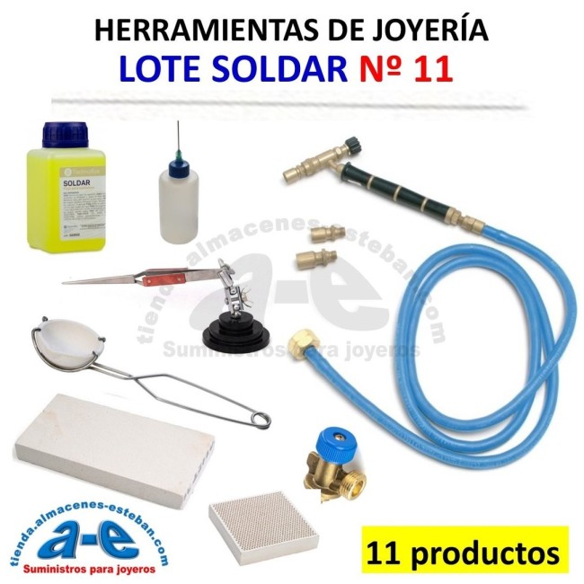 LOTE DE SOLDAR JOYERÍA Nº 11 - (11 PRODUCTOS)