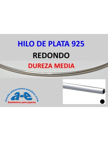 HILO PLATA 925 REDONDO 0,51MM-M MEDIA (5 m)