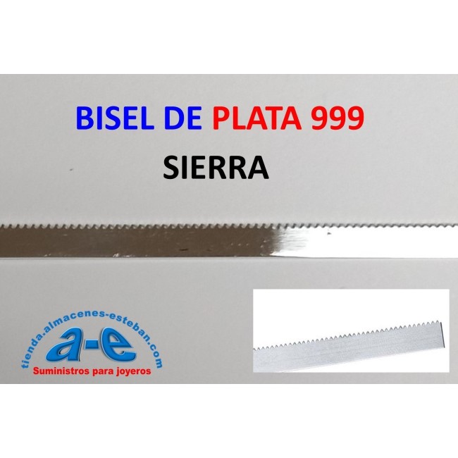 BISEL PLATA 999 SIERRA 6,35X0,41MM-R RECOCIDA (50 cm)