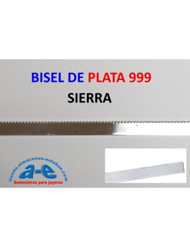 BISEL PLATA 999 SIERRA 6,35X0,41MM-R RECOCIDA (50 cm)