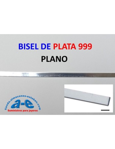 BISEL PLATA 999 PLANO 3,18X0,33MM-R RECOCIDA (50 cm)