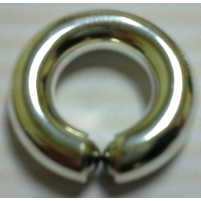 CIERRE PLATA COLLAR ARO 12MM