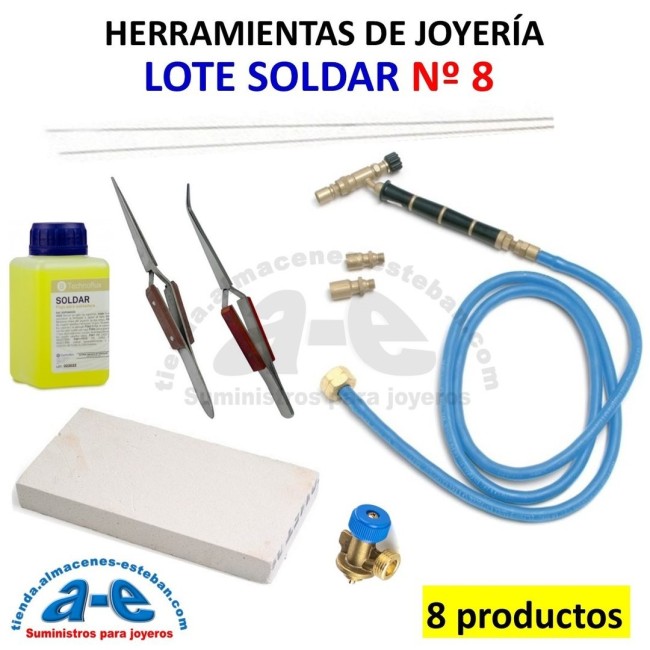 LOTE DE SOLDAR JOYERÍA Nº 8 - (8 PRODUCTOS)