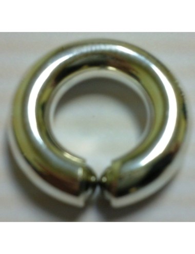 CIERRE PLATA COLLAR ARO 14MM