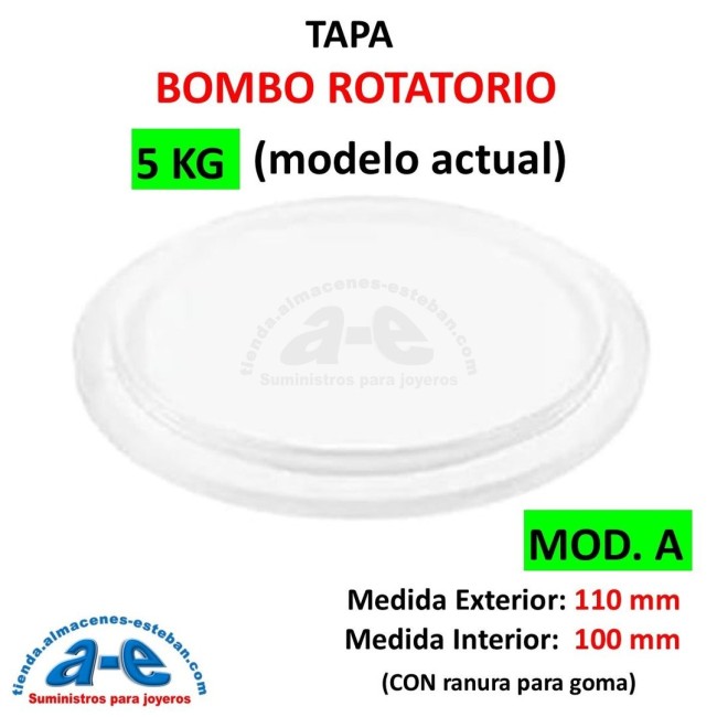 BOMBO ROTATORIO TAPA 5KG REPUESTO MOD. A