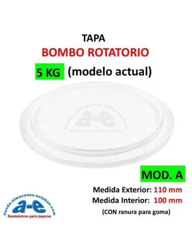 BOMBO ROTATORIO TAPA 5KG REPUESTO MOD. A