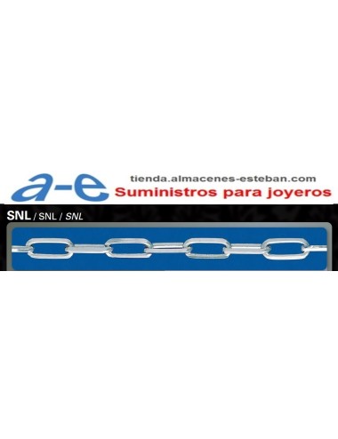 CADENA PLATA SNL-40 50CM REASA