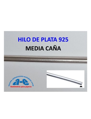 HILO PLATA MEDIA CAÑA 3,25x1,63MM (30cm)