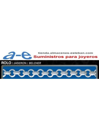 CADENA PLATA ROLO-70 (1m)