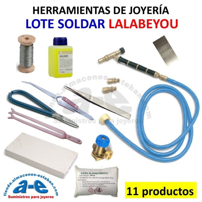 LOTE DE SOLDAR JOYERÍA LALABEYOU - (11 PRODUCTOS)