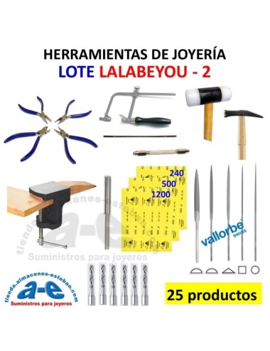 LOTE DE HERRAMIENTAS PARA JOYERIA - LALABEYOU-2