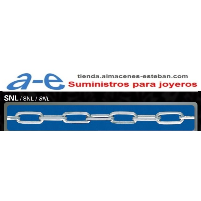 CADENA PLATA SNL-50 (1m)