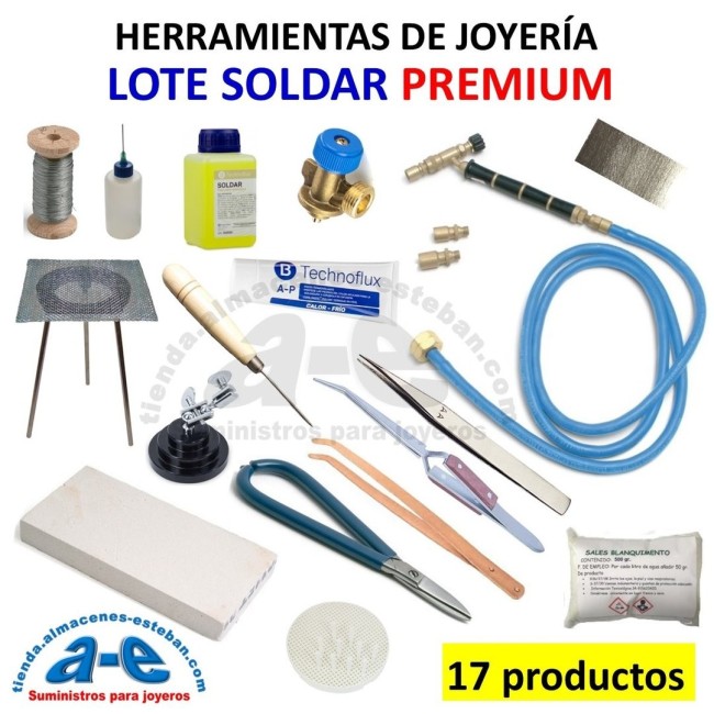 LOTE DE SOLDAR JOYERÍA PREMIUM - (17 PRODUCTOS)