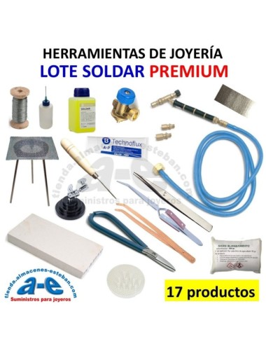 LOTE DE SOLDAR JOYERÍA PREMIUM - (17 PRODUCTOS)