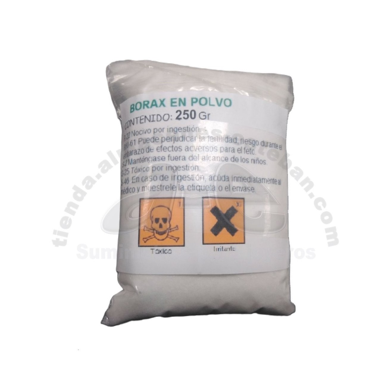 BORAX EN POLVO 250 GR.