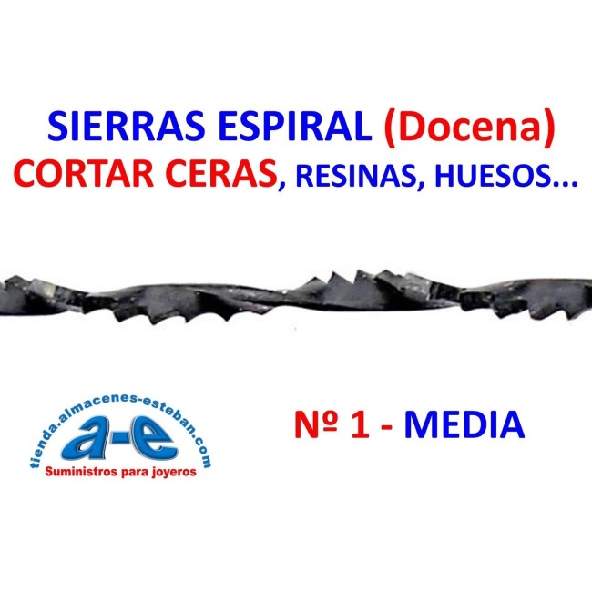 SIERRAS ESPIRAL PARA CORTAR CERAS - N 1 DOCENA