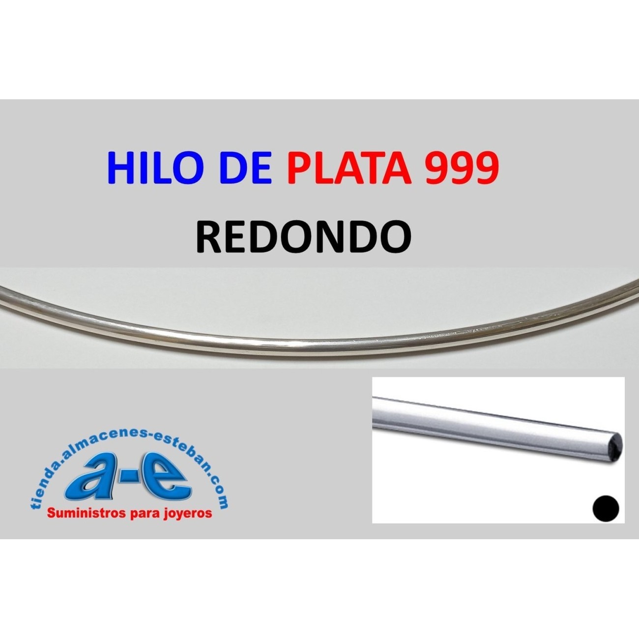 HILO PLATA 999 REDONDO 0,33MM (5m)