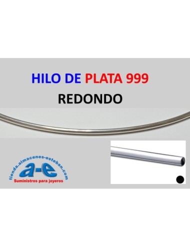 HILO PLATA 999 REDONDO 0,71MM (1m)