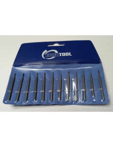 SURTIDO FRESAS PARA CERAS EUROTOOL 930.00 (12 UNID)