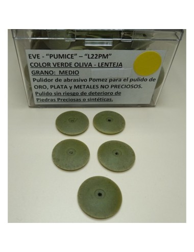 SILICONA PUMICE L22PM LENTEJA OLIVA