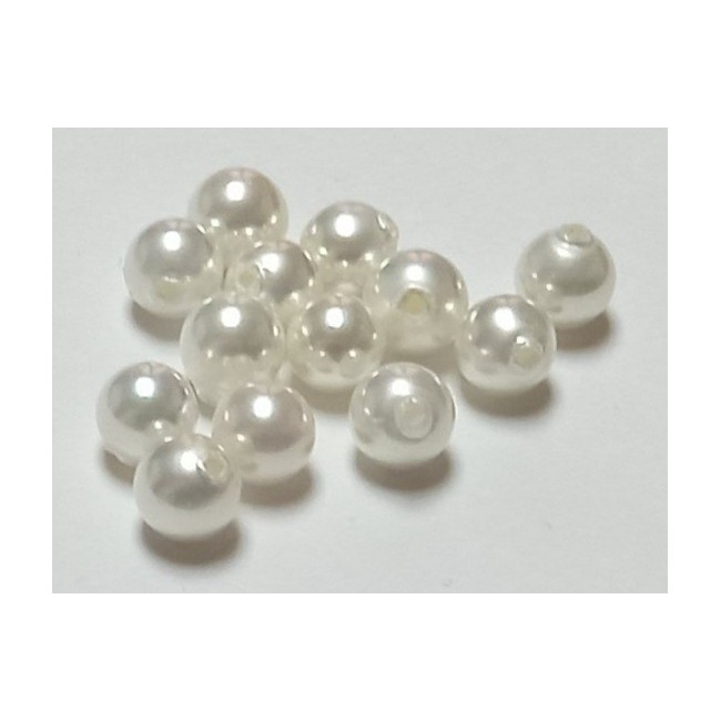 PERLA IMI SHELL BOLA 6MM 1 TAL. BLANCA