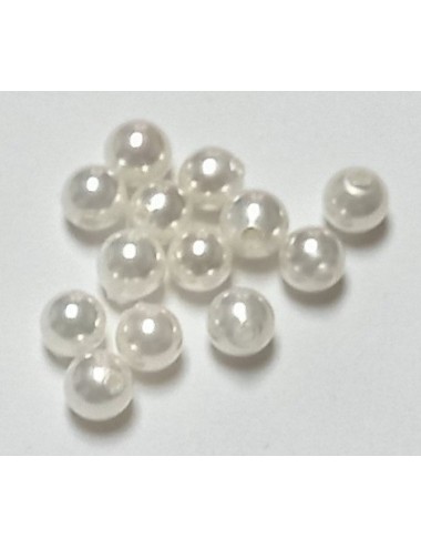 PERLA IMI SHELL BOLA 6MM 1 TAL. BLANCA