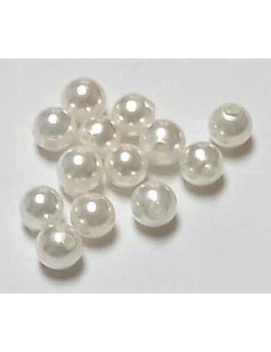 PERLA IMI SHELL BOLA 6MM 1 TAL. BLANCA