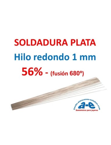 SOLDADURA PLATA 56% VARILLA 1MM