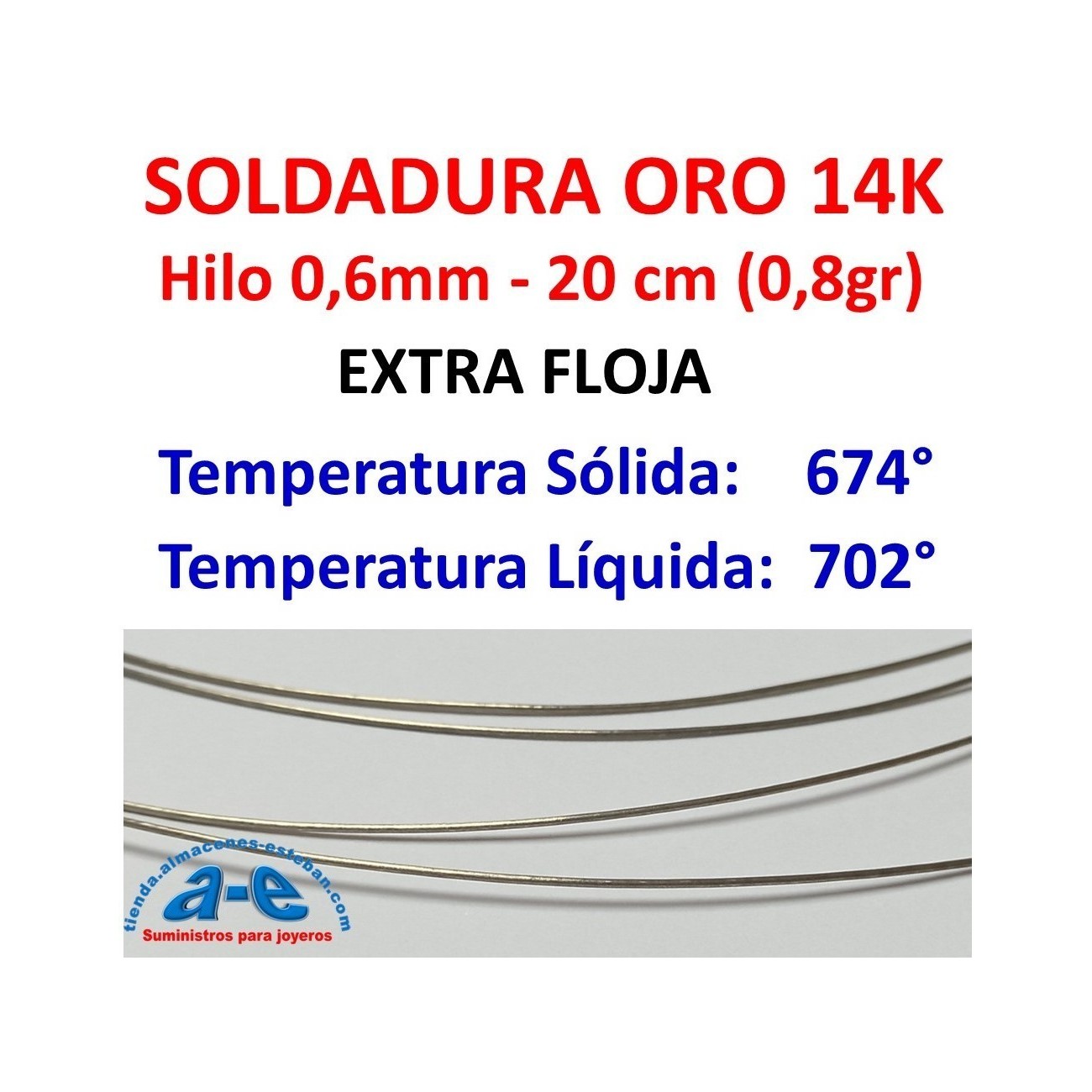 SOLDADURA ORO 14KY EXTRA FLOJA (20CM)