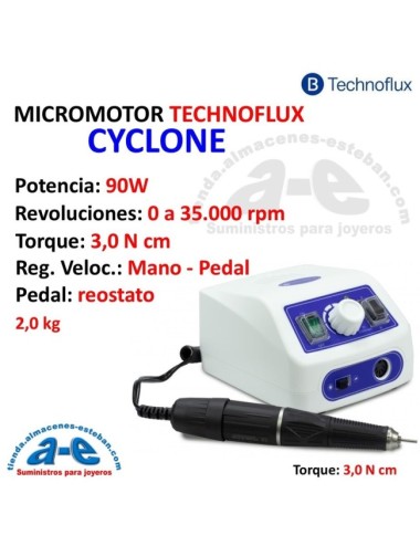 MICROMOTOR TECHNOFLUX CYCLONE 90W 35000 RPM