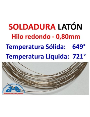SOLDADURA LATON HILO 0,80MM (1M)