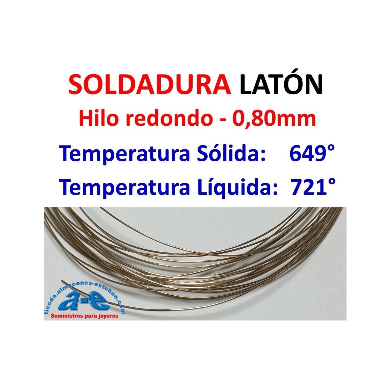 SOLDADURA LATON HILO 0,80MM (1M)