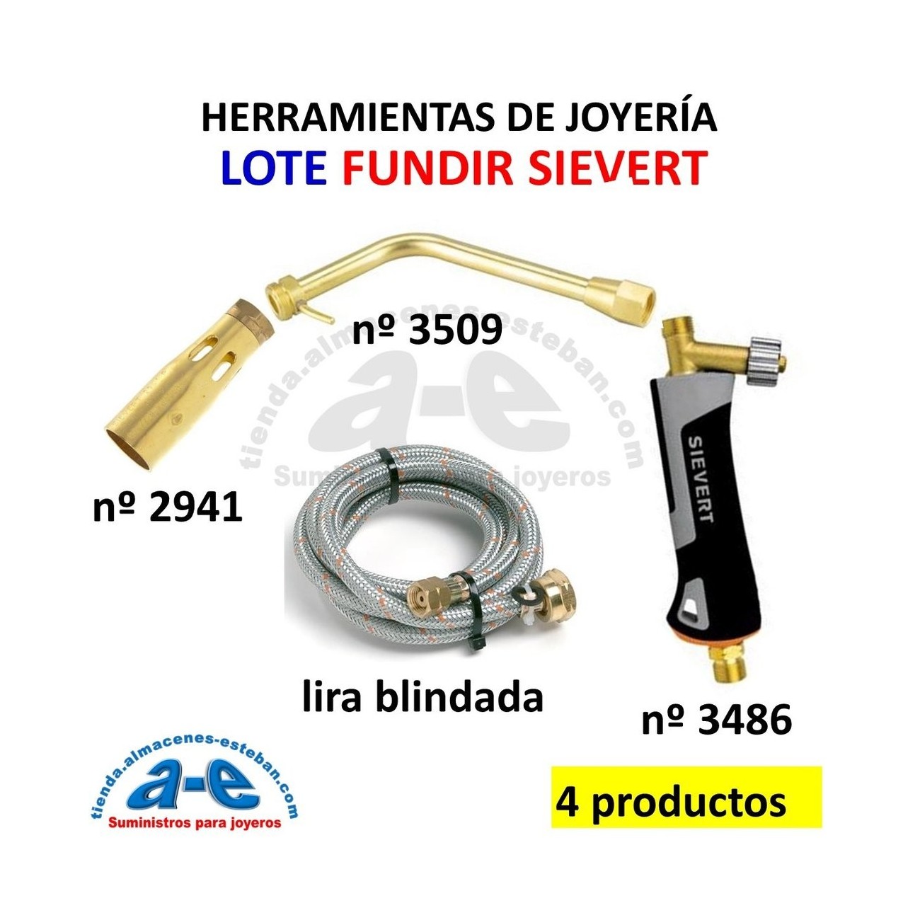 LOTE DE FUNDIR JOYERÍA SIEVERT