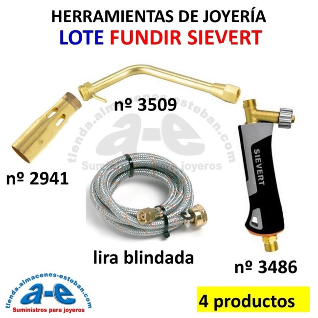 LOTE DE FUNDIR JOYERÍA SIEVERT