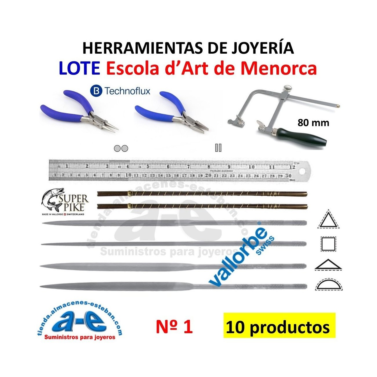 LOTE HERRAMIENTA JOYERIA - Escola d'Art de Menorca 1