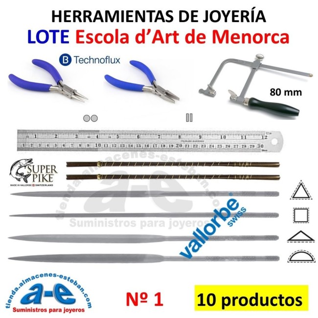 LOTE HERRAMIENTA JOYERIA - Escola d'Art de Menorca 1