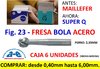 FRESA BOLA FIG. 23 004-060 (6 UNID) MAILLEFER