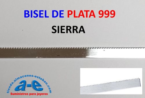 BISEL PLATA 999 SIERRA 4,78X0,41MM-R RECOCIDA (50 cm)