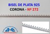 HILO PLATA CORONA 272 4,78X0,64MM (50 cm)
