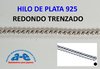 HILO PLATA TRENZADO 2,06MM (50 cm)
