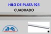 HILO PLATA 925 CUADRADO 0,71MM-R RECOCIDA (1 m)