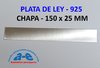 CHAPA PLATA 0,33MM (150X25MM)