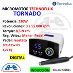 MICROMOTOR TECHNOFLUX TORNADO 230W INDUCCION 55000 RPM