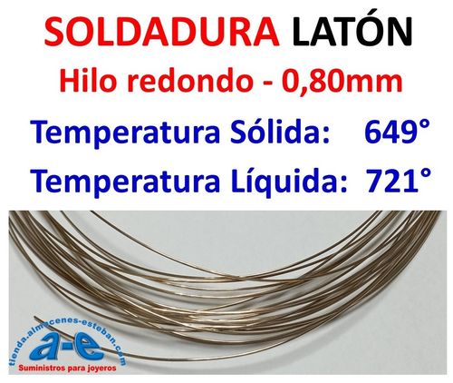 SOLDADURA LATON HILO 0,80MM (1MM)