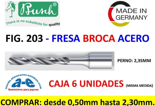 FRESA BROCA BUSCH FIG. 203 005-023 6U