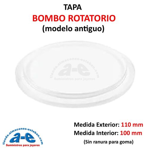 BOMBO ROTATORIO TAPA REPUESTO 110-100MM