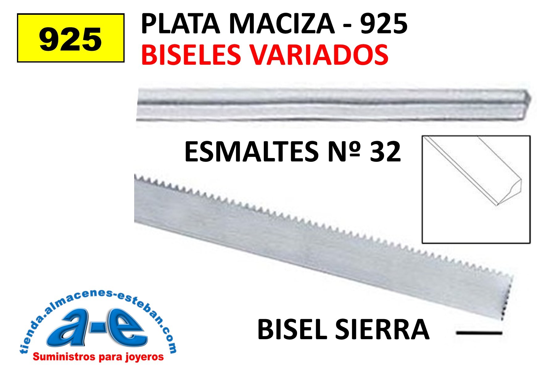 BISELES PLATA VARIADOS