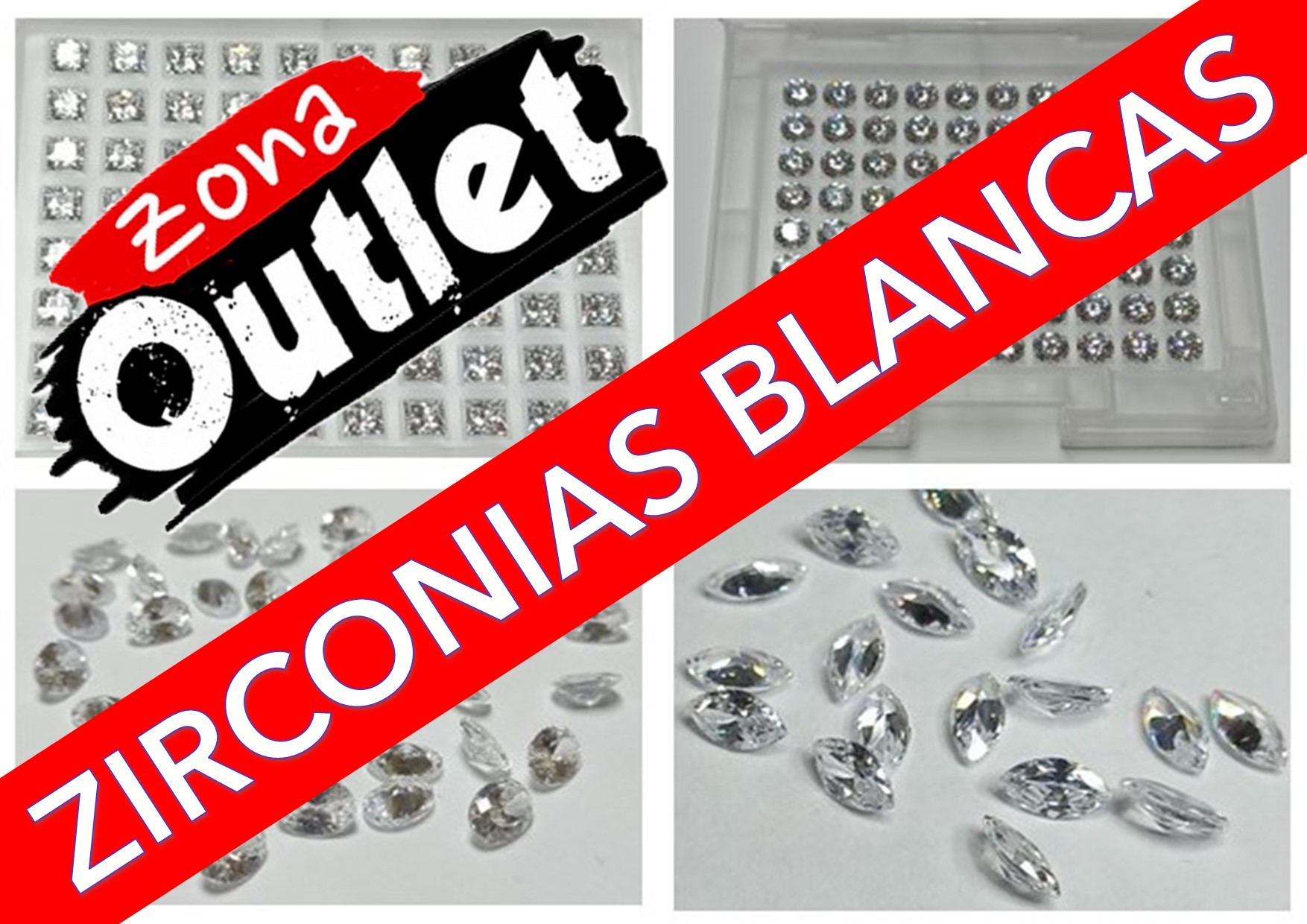 OUTLET ZIRCONIAS BLANCAS