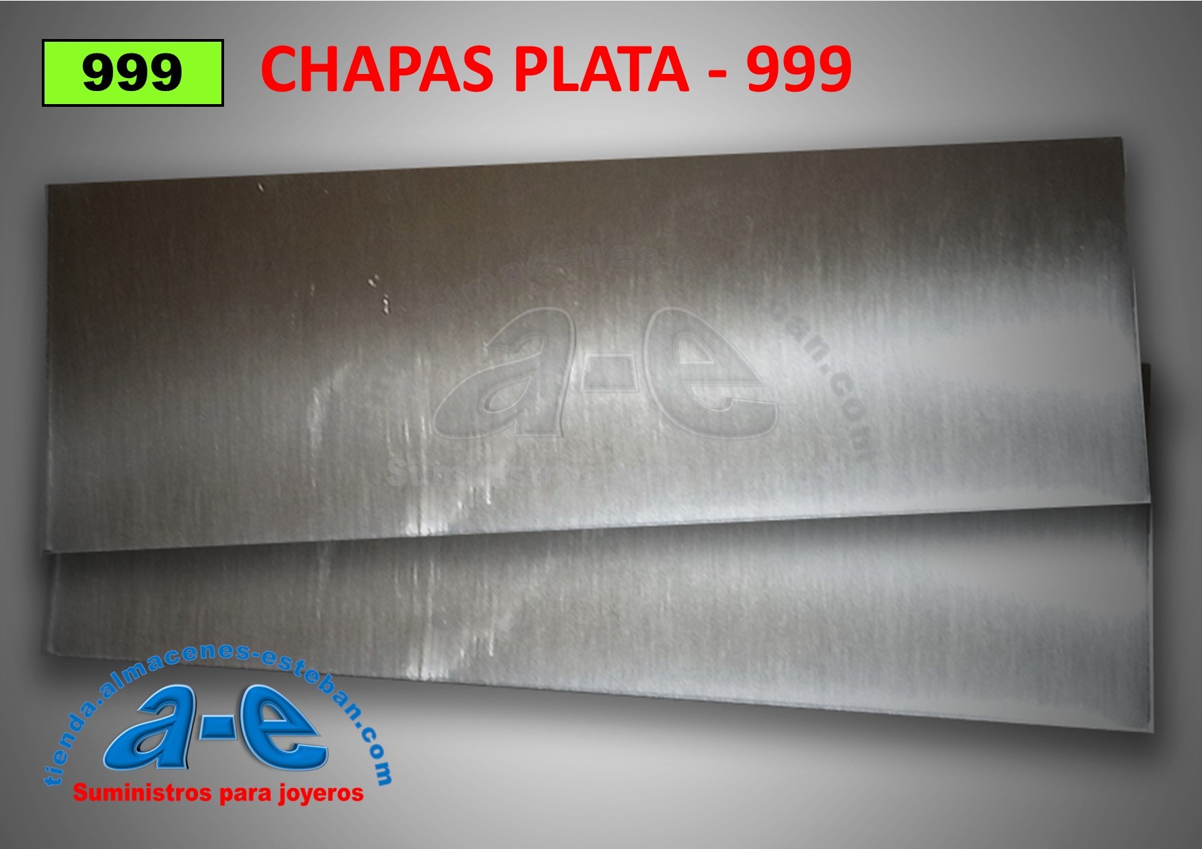CHAPAS PLATA FINA 999