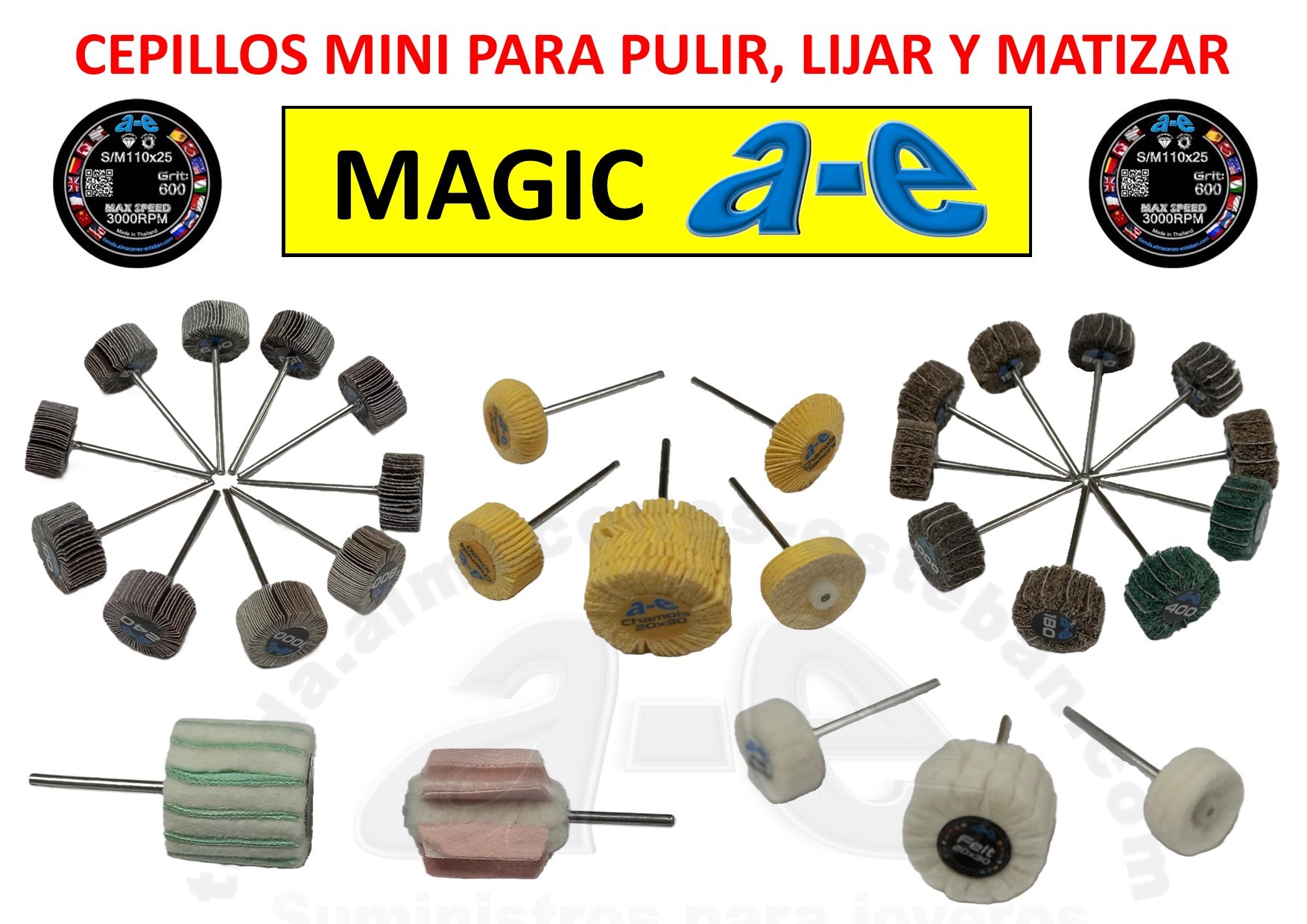 MAGIC a-e CONSUMIBLES MICROMOTORES